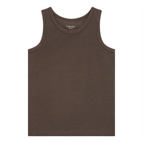 BIRKHOLM 2-Pak Tanktops Oliven Grøn & Chokolade Brun